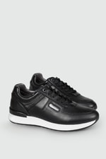 Deri Rahat Comfort Siyah Erkek Ayakkabı 14191 Erkek Günlük Ayakkabı Greyder GREYDER 14191 MER SNEAKER