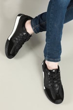 Deri Rahat Comfort Sıyah Erkek Ayakkabı 14540 Erkek Günlük Ayakkabı Greyder GREYDER 14540 MER FASHION AYAK