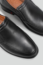 Deri Rahat Comfort Siyah Erkek Ayakkabı 4500 Erkek Rahat & Confort Anatomik Başer BAŞER 4500 Comfort 22Y