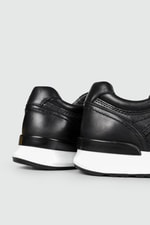 Deri Rahat Comfort Siyah Erkek Ayakkabı 14191 Erkek Günlük Ayakkabı Greyder GREYDER 14191 MER SNEAKER
