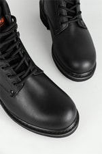 Deri Rahat Comfort Sıyah Erkek Bot 0109 GIBSON Erkek Günlük confort Bot Harley Davıdson 2752212