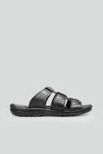 Deri Rahat Comfort Siyah Erkek Terlik 1060 Erkek Terlik FELLUCE FELLUCE 1060 MER 22Y
