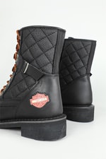 Deri Rahat Comfort Syh Cilt Unisex Bot 0078 Unisex Günlük Confort Bot Harley Davıdson 2800055