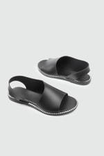 Düz Taban Sandalet Siyah Günlük Rahat Kadın Sandalet SDY-101 Kadın düz Sandalet MyBella My Bella SDY-101 Kadın 25Y