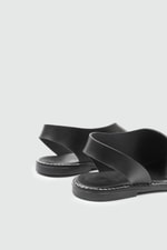 Düz Taban Sandalet Siyah Günlük Rahat Kadın Sandalet SDY-101 Kadın düz Sandalet MyBella My Bella SDY-101 Kadın 25Y