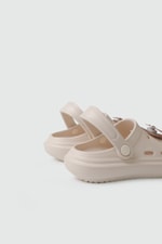 Ekru Çocuk Terlik TWİNGO 755 Çocuk Crocs Terlik Twingo TWİNGO 25Y 755 EMOJİLİ FLT