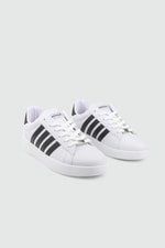Erkek Spor Ayakkabı Beyaz Siyah Erkek Günlük Sneaker WİPPER 035 Erkek Sneaker Wipper WİPPER 035 CİLT MER SPOR