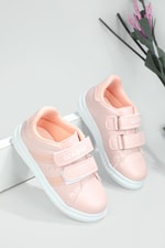Esnek Taban Cırtlı Pudra Çocuk Spor Ayakkabı BEROLLI Çocuk Sneaker Beınsteps Beinsteps Berolli 22y