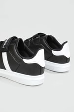 Esnek Taban Cırtlı Siyah Beyaz Çocuk Spor Ayakkabı BEROLLI Çocuk Sneaker Beınsteps Beinsteps Berolli 22y