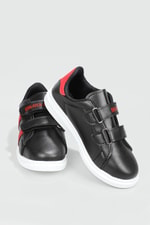 Esnek Taban Cırtlı Siyah Kırmızı Çocuk Spor Ayakkabı BEROLLI Çocuk Sneaker Beınsteps Beinsteps Berolli 22y