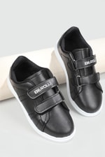 Esnek Taban Cırtlı Siyah Siyah Çocuk Spor Ayakkabı BEROLLI Çocuk Sneaker Beınsteps Beinsteps Berolli 22y