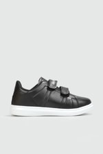 Esnek Taban Cırtlı Siyah Siyah Çocuk Spor Ayakkabı BEROLLI Çocuk Sneaker Beınsteps Beinsteps Berolli 22y