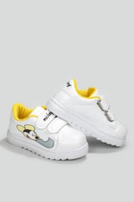 Esnek Taban Mickey Baskılı Cırtlı Sneaker Byz Sarı Çocuk Spor Ayakkabı MİCKEY Çocuk Sneaker Beınsteps Beinsteps Mickey 22Y