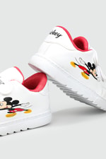Esnek Taban Mickey Baskılı Cırtlı Sneaker Beyaz Kırmızı Çocuk Spor Ayakkabı MİCKEY Çocuk Sneaker Beınsteps Beinsteps Mickey 22Y