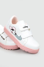 Esnek Taban Mickey Baskılı Cırtlı Sneaker Byz Pembe Çocuk Spor Ayakkabı MİCKEY Çocuk Sneaker Beınsteps Beinsteps Mickey 22Y