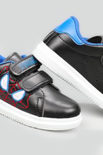 Esnek Taban Spiderman Baskılı Cırtlı Sneaker Siyah Mavi Çocuk Spor Ayakkabı SPİDERMAN Çocuk Sneaker Beınsteps Beinsteps Spiderman 22y