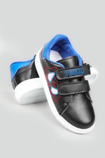Esnek Taban Spiderman Baskılı Cırtlı Sneaker Siyah Mavi Çocuk Spor Ayakkabı SPİDERMAN Çocuk Sneaker Beınsteps Beinsteps Spiderman 22y