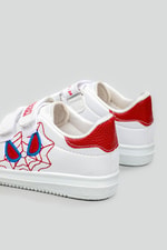 Esnek Taban Spiderman Baskılı Cırtlı Sneaker Beyaz Kırmızı Çocuk Spor Ayakkabı SPİDERMAN Çocuk Sneaker Beınsteps Beinsteps Spiderman 22y
