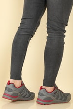 Gri Kırmızı Erkek Spor Ayakkabı DORA 1FX Erkek Outdoor Lumberjack LUMBERJACK DORA 1FX MER SPOR