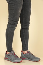 Gri Kırmızı Erkek Spor Ayakkabı DORA 1FX Erkek Outdoor Lumberjack LUMBERJACK DORA 1FX MER SPOR