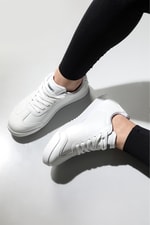 Günlük Bağcıklı Beyaz Erkek Spor Ayakkabı 28165 Unisex Günlük Spor Ayakkabı Jump JUMP 28165 UNİSEX SPOR