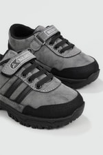 Günlük Bağcıklı Cırtlı Füme Siyah Çocuk Spor Ayakkabı 5090 Çocuk Günlük Spor Ayakkabı Beınsteps Beinsteps 5090 FLT 22K