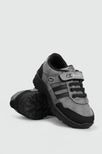 Günlük Bağcıklı Cırtlı Füme Siyah Çocuk Spor Ayakkabı 5090 Çocuk Günlük Spor Ayakkabı Beınsteps Beinsteps 5090 FLT 22K