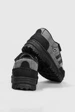 Günlük Bağcıklı Cırtlı Füme Siyah Çocuk Spor Ayakkabı 5090 Çocuk Günlük Spor Ayakkabı Beınsteps Beinsteps 5090 FLT 22K