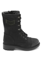 Günlük Deri Siyah Nubuk Unisex Bot 18354 Unisex Klasik Bot Hammer Jack HAMMERJACK 18354 UNİ