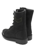Günlük Deri Siyah Nubuk Unisex Bot 18354 Unisex Klasik Bot Hammer Jack HAMMERJACK 18354 UNİ