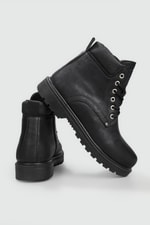 Günlük Fermuarlı Siyah Unisex Bot 104 Unisex Günlük Confort Bot FALCON FALCON 104 UNİSEX BOT