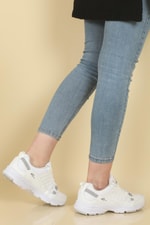 Günlük Koşu Yürüyüş Beyaz Unisex Spor Ayakkabı 211-1016 Unisex Günlük Spor Ayakkabı M.P M.P 211-1016 UNİSEX SPOR AYAK