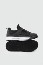 Günlük Koşu Yürüyüş Füme Siyah Erkek Spor Ayakkabı 2300 Erkek Sneaker Wickers WİCKERS 25Y 2300 MER SPOR