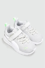 Günlük Koşu Yürüyüş Gri Beyaz Çocuk Spor Ayakkabı 372010-18 Çocuk Koşu / Yürüyüş Puma PUMA 372010-18 BEBE PAT FLT