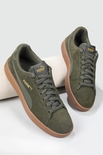 Günlük Koşu Yürüyüş Haki Nubuk Erkek Spor Ayakkabı 364989-19 Erkek Koşu & Yürüyüş Puma PUMA 364989-19 SMASH22K