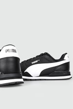 Günlük Koşu Yürüyüş Siyah Beyaz Erkek Spor Ayakkabı 384640-01 Erkek Koşu & Yürüyüş Puma PUMA 384640-01 ST RunneR