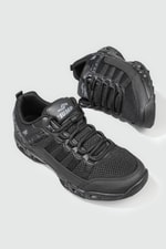 Günlük Koşu Yürüyüş Sıyah Erkek Spor Ayakkabı 21088 Erkek Günlük Spor Ayakkabı Jump 563693671