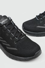 Günlük Koşu Yürüyüş Siyah Unisex Spor Ayakkabı HELLIUM PETRA Unisex Günlük Spor Ayakkabı Lescon LESCON HELLIUM PETRA