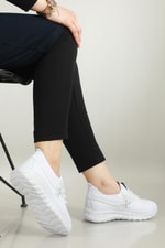 Günlük Nefes Alır Beyaz Unisex Spor Ayakkabı X4 Unisex Günlük Spor Ayakkabı XSTEP XSTEP X4 UNİSEX SPOR