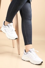 Günlük Nefes Alır Beyaz Unisex Spor Ayakkabı 1981 Unisex Günlük Spor Ayakkabı Jamper JAMPER 1981 UNİSEX FİLELİ SPOR