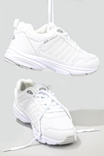 Günlük Nefes Alır Beyaz Unisex Spor Ayakkabı 221-6803 Unisex Günlük Spor Ayakkabı M.P M.P 221-6803 Unisex