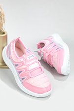 Günlük Nefes Alır Cırtlı Bağcıklı Pembe Lila Çocuk Spor Ayakkabı 3435 Çocuk Günlük Spor Ayakkabı Beınsteps Beinsteps 3435 22y