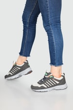 Günlük Nefes Alır Füme Gri Unisex Spor Ayakkabı 221-6803 Unisex Günlük Spor Ayakkabı M.P M.P 221-6803 Unisex