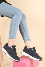 Günlük Nefes Alır Lacivert Unisex Spor Ayakkabı 211-6803 Unisex Günlük Spor Ayakkabı M.P MP 211-6803 UNİSEX SPOR