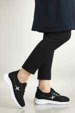 Günlük Nefes Alır Siyah Beyaz Unisex Spor Ayakkabı X4 Unisex Günlük Spor Ayakkabı XSTEP XSTEP X4 UNİSEX SPOR