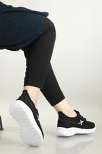 Günlük Nefes Alır Siyah Beyaz Unisex Spor Ayakkabı X4 Unisex Günlük Spor Ayakkabı XSTEP XSTEP X4 UNİSEX SPOR