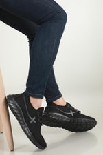 Günlük Nefes Alır Siyah Erkek Spor Ayakkabı X4 Erkek Günlük Spor Ayakkabı XSTEP XSTEP X4 MER SPOR AYAK