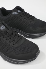 Günlük Nefes Alır Siyah Unisex Spor Ayakkabı 221-6803 Unisex Günlük Spor Ayakkabı M.P M.P 221-6803 Unisex