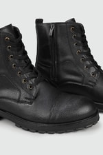 Günlük Postal Siyah Erkek Bot ÇAVUŞ Erkek Günlük Confort Bot Ayakkabı City BOOTS ÇAVUŞ MER BOT