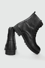 Günlük Postal Siyah Erkek Bot ÇAVUŞ Erkek Günlük Confort Bot Ayakkabı City BOOTS ÇAVUŞ MER BOT